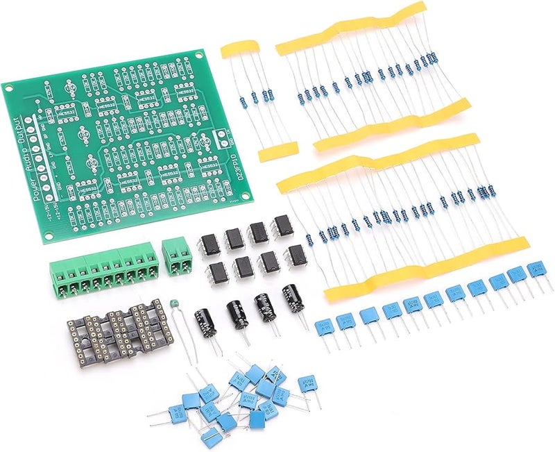 NE5533 3 قنوات مكبر صوت مسبق DIY طقم مع مزدوج DC 9-15V جهير متوسط حاد - Image 4